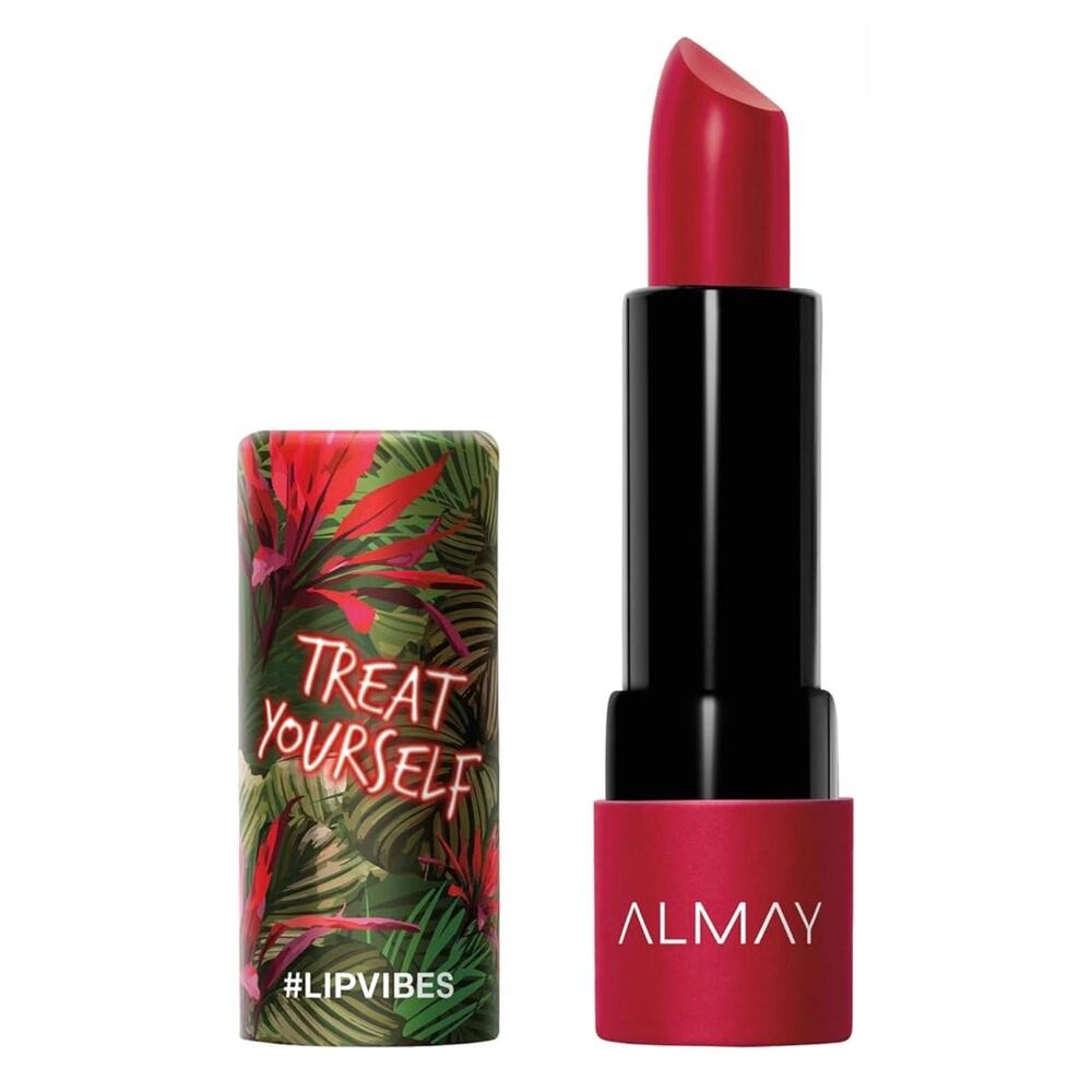 Almay Lip Vibes Lipstick with Vitamin E Oil & Shea Butter Treat Yourself, 0.14Oz